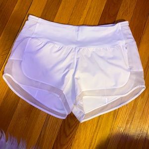 Lululemon white shorts